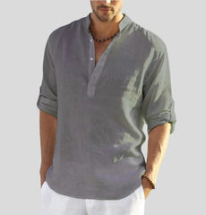 Giovanni – Men’s Linen Collar Shirt