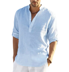 Giovanni – Men’s Linen Collar Shirt