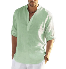Giovanni – Men’s Linen Collar Shirt