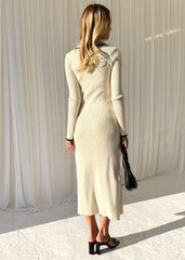 Bianca β Contrast Knit Dress for Women