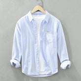 Emmanuel β Casual Menβs Striped Long Sleeve