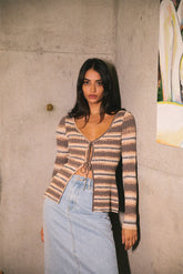 Aurelia β Gradient Color Womenβs Long Sleeve Top