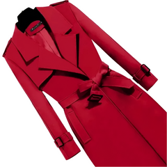 Celine β Stylish Korean Slim-Fit Trenchcoat for Women