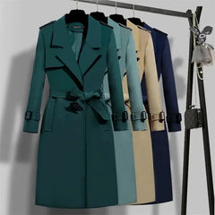Celine β Stylish Korean Slim-Fit Trenchcoat for Women