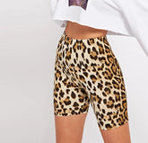 Dianne β Modern Women's Fitted Leopard Print High Waist Short Legging