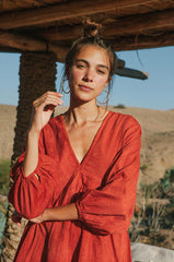 Eloisa – Women’s Embroidered Cotton Dress