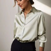 Elisa β Effortless Elegance Women's Casual Silk Blouse