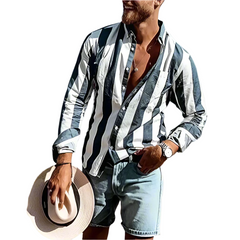 Chad – Airy Men’s Striped Casual Shirt