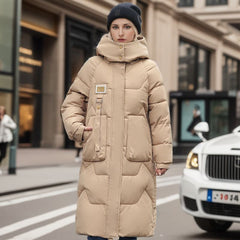 Elise – Women’s Elegant Winter Coat with Removable Hood