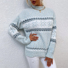Aurora β Cozy Snowflake Winter Sweater for Women