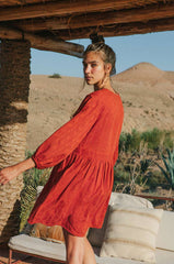 Eloisa – Women’s Embroidered Cotton Dress