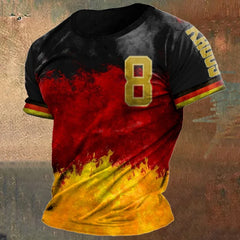 Ginno – Retro German Flag Men’s T-Shirt