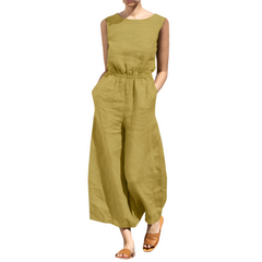 Crissa – Stylish Women's Linen Jumpsuit