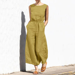 Crissa – Stylish Women's Linen Jumpsuit
