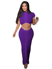 Cecilia β Sheer Knitted Two-Piece Dress Set For Women