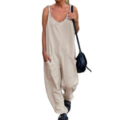 Elena – Comfortable Women’s Summer Jumpsuit with Pockets