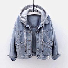 Fallyn β Comfy Hooded Denim Jacket for Women