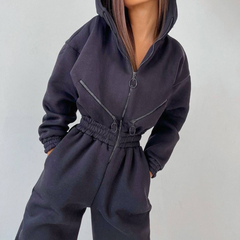 Alexandra – Luxe Fleece Lined Women’s Jumpsuit