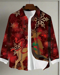 Carlos β 3D Printed Button-Down Long Sleeve Shirt