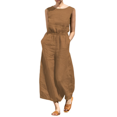 Crissa – Stylish Women's Linen Jumpsuit