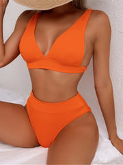 Alessandra – Ribbed High-Waist Women’s Bikini Set