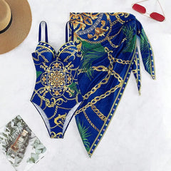 Charlotte – High-Waist Women’s Printed Bikini Set