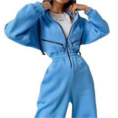 Alexandra – Luxe Fleece Lined Women’s Jumpsuit