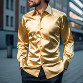 Fiorini β Luxe Satin Menβs Shirt