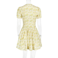 Alessandra β Vintage Floral Mini Dress for Women