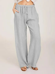 Alessandra – Relaxed Fit Women's Linen Casual Pants