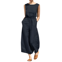 Crissa – Stylish Women's Linen Jumpsuit