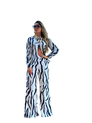 Andrea – Floral Print Women’s Spring & Autumn Office Set