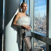 Elena β Off-Shoulder Sequin Two-Piece Party Set for Women