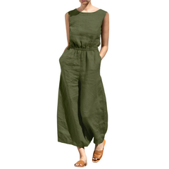 Crissa – Stylish Women's Linen Jumpsuit