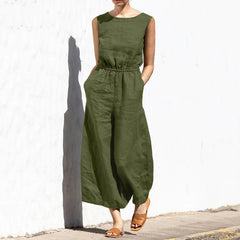 Crissa – Stylish Women's Linen Jumpsuit
