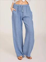 Alessandra – Relaxed Fit Women's Linen Casual Pants