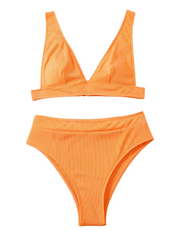 Alessandra – Ribbed High-Waist Women’s Bikini Set