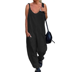 Elena – Comfortable Women’s Summer Jumpsuit with Pockets