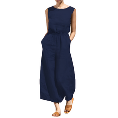 Crissa – Stylish Women's Linen Jumpsuit