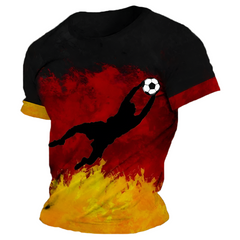 Ginno – Retro German Flag Men’s T-Shirt