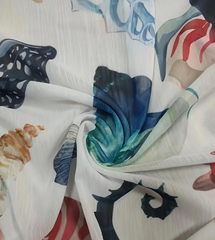 Amélie – Relaxed Long-Sleeve Women’s Mini Dress in White