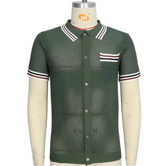 Giovanni – Men’s Luxury Knit Short Sleeve Polo Shirt