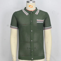 Giovanni – Men’s Luxury Knit Short Sleeve Polo Shirt