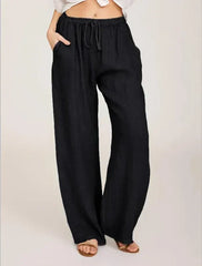 Alessandra – Relaxed Fit Women's Linen Casual Pants