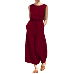 Crissa – Stylish Women's Linen Jumpsuit