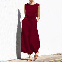 Crissa – Stylish Women's Linen Jumpsuit