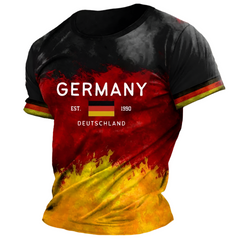 Ginno – Retro German Flag Men’s T-Shirt