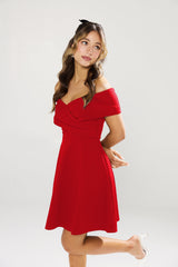 Cielo – Flowy Off-Shoulder Women’s Dress