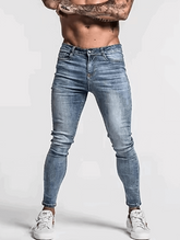 Archie β Casual Plain Blue Pants for Men