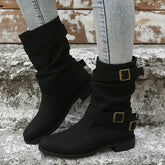 Clara β Stylish Low-Heel Ankle Boots for Women
